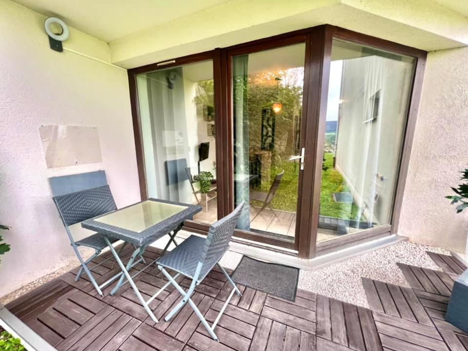 Joli Studio Cosy, Vue Magnifique Et Terrasse Privee เฌราร์แมร์ ภายนอก รูปภาพ